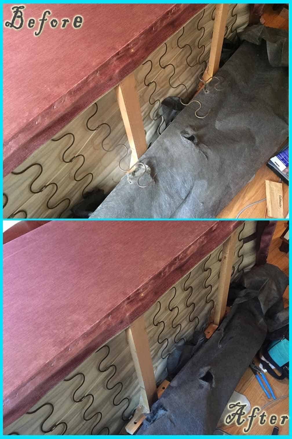 Structural Repair before and after — Best Furniture Services