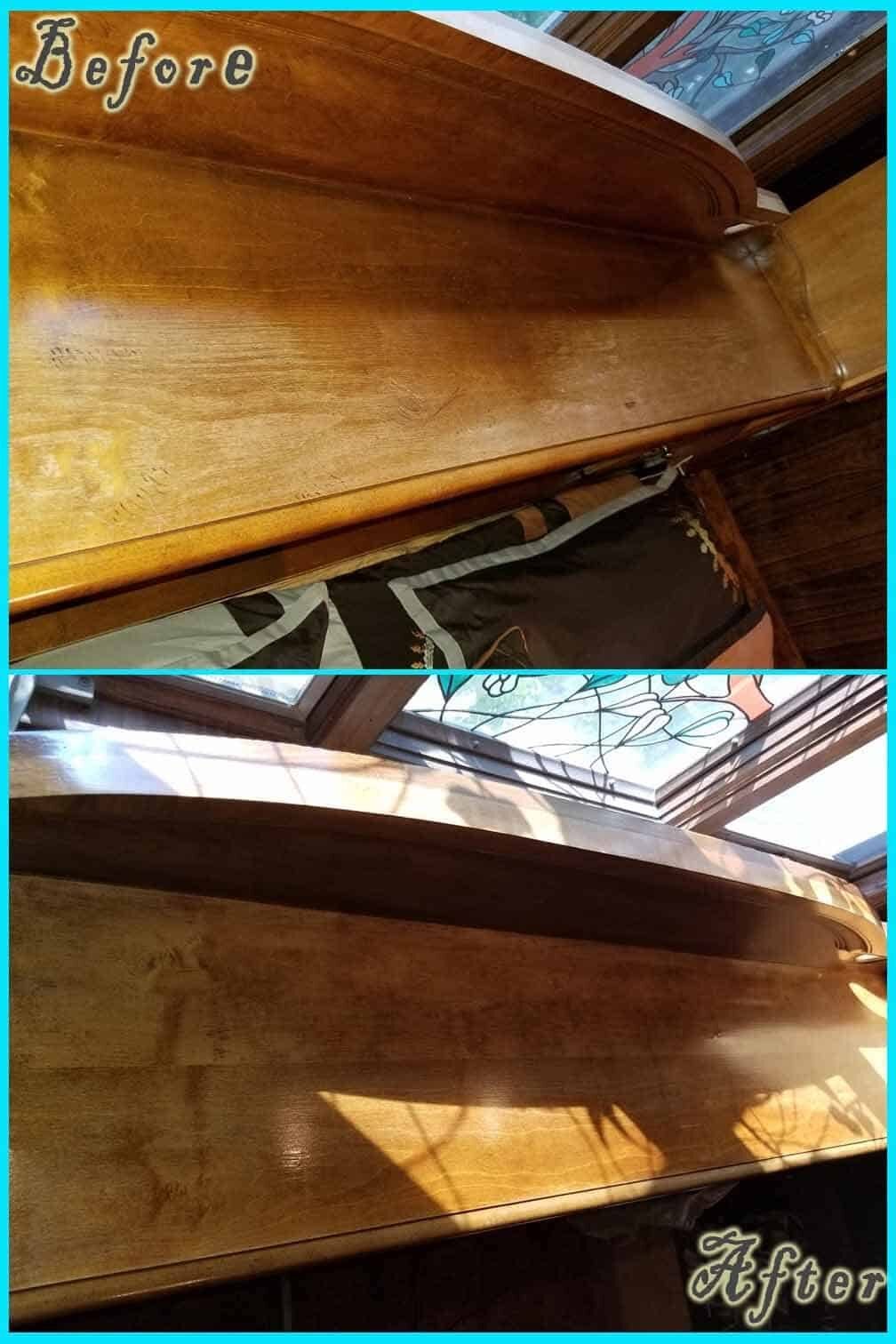 Wood Repair before and after — Best Furniture Services