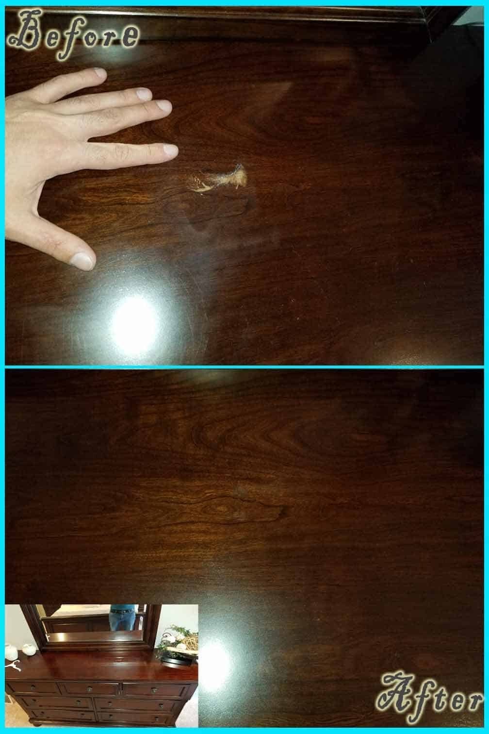 Wood Repair before and after — Best Furniture Services