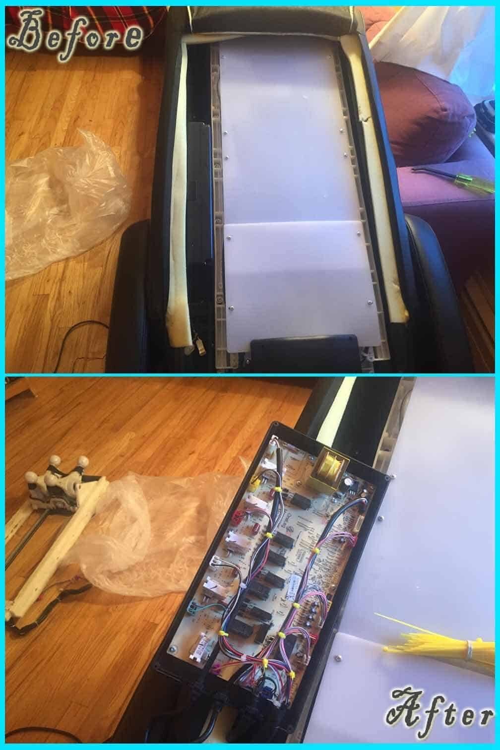 Structural Repair before and after — Best Furniture Services