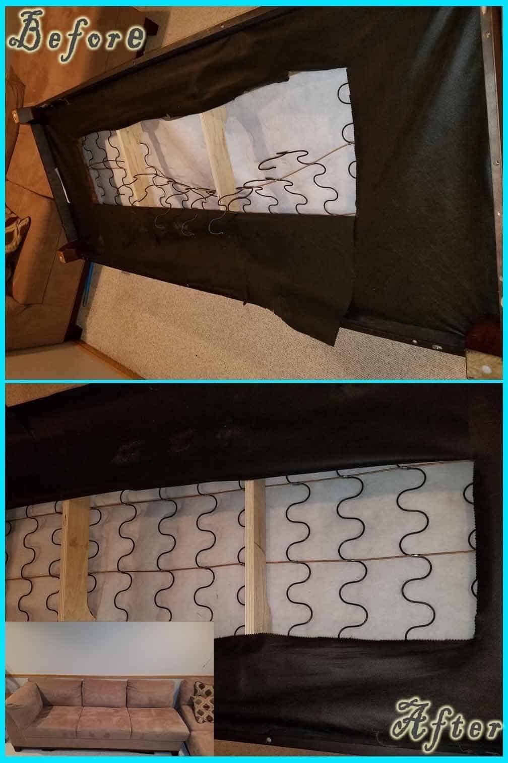 Structural Repair before and after — Best Furniture Services