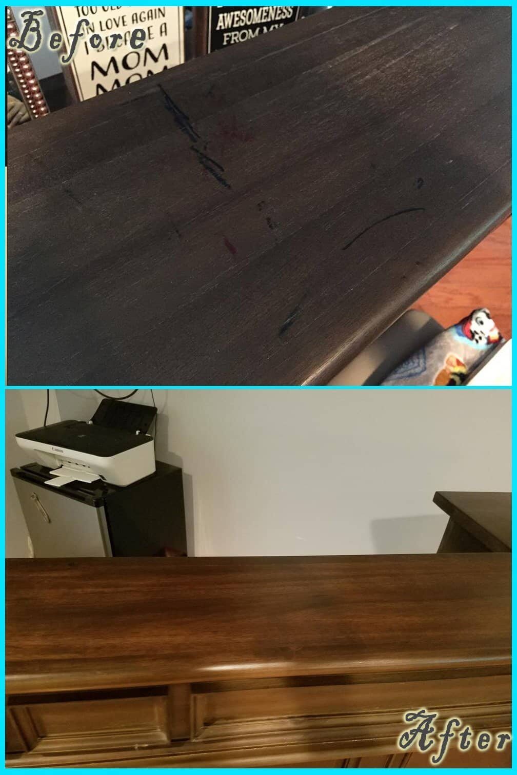 Wood Repair before and after — Best Furniture Services