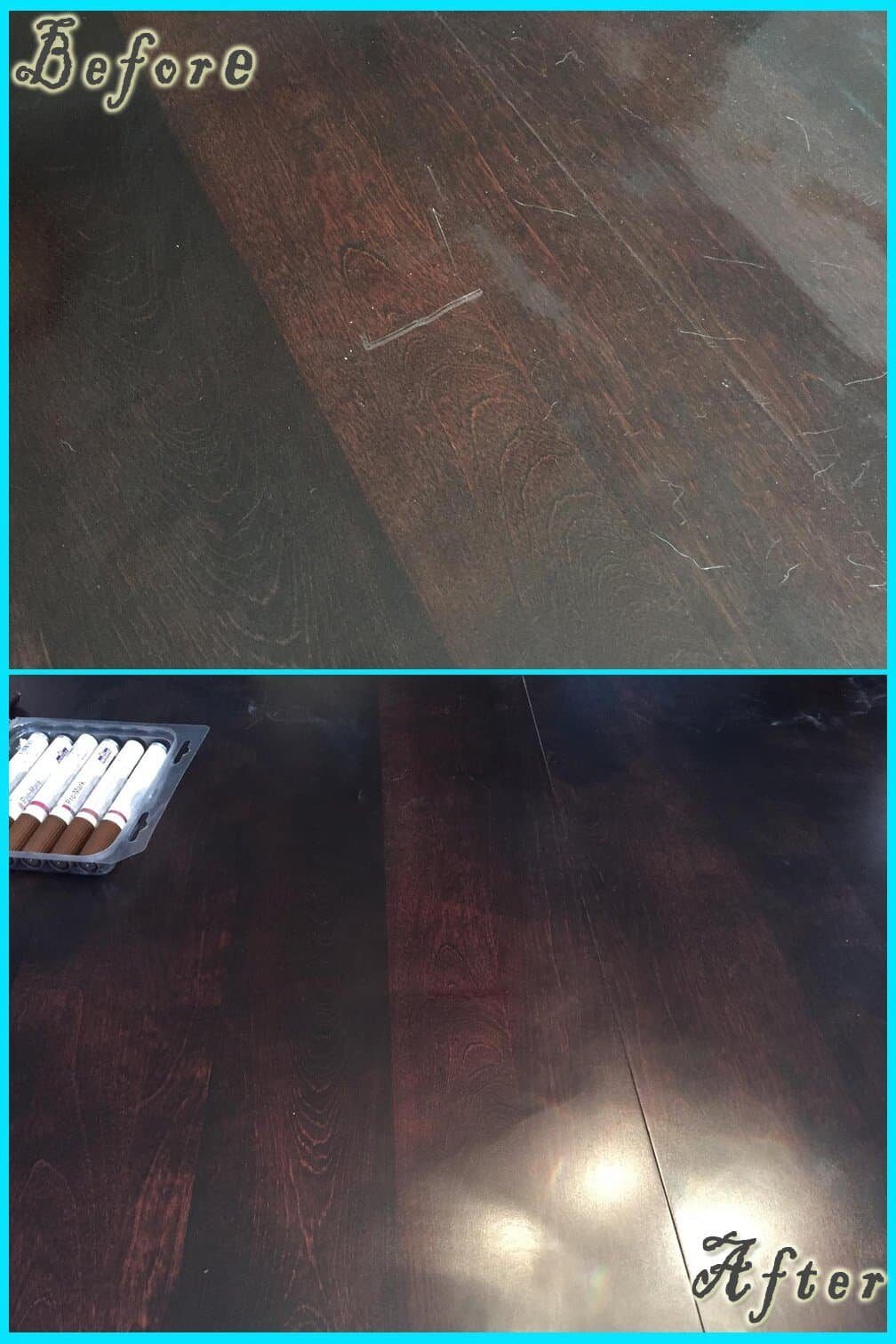 Wood Repair before and after — Best Furniture Services