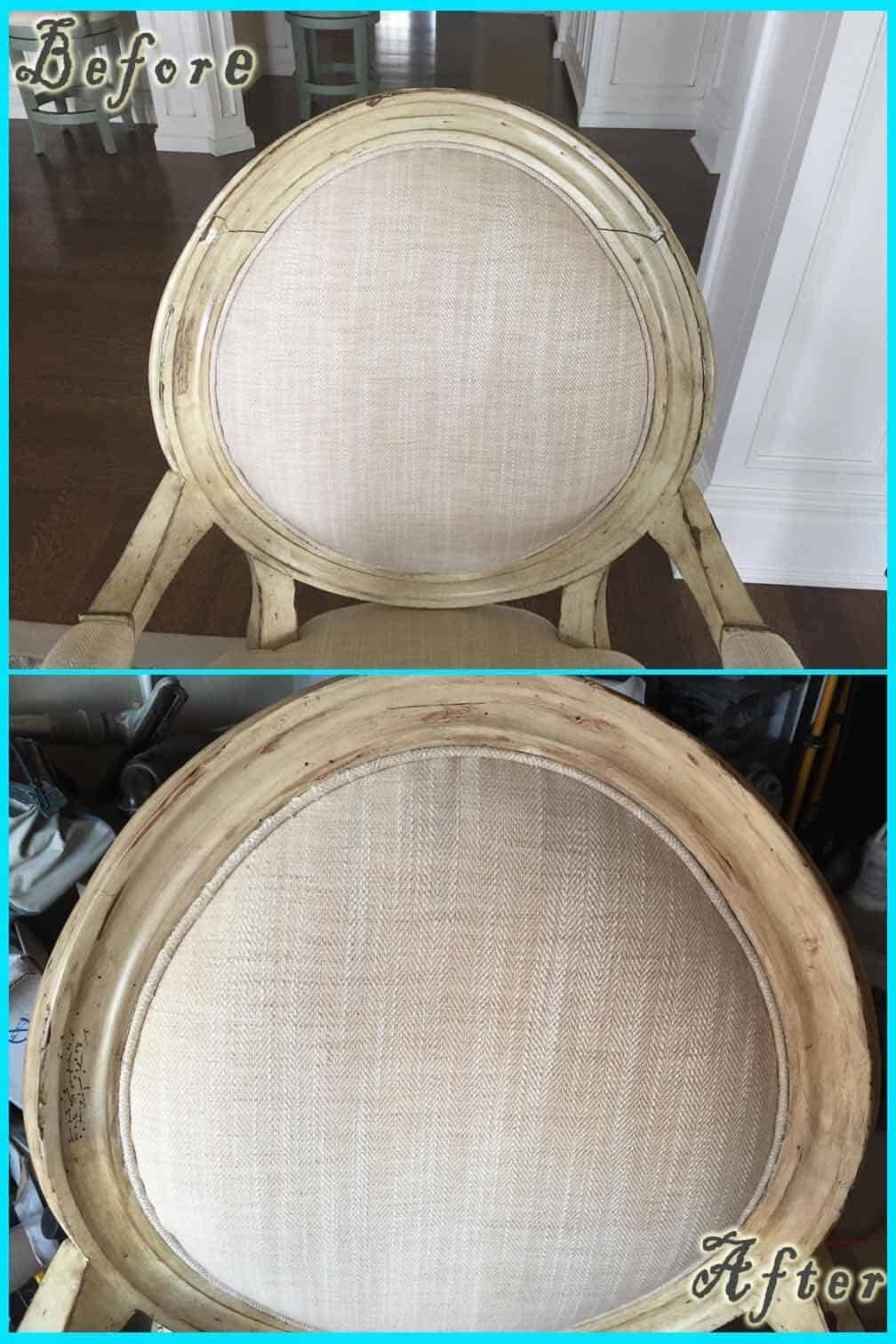 Structural Repair before and after — Best Furniture Services