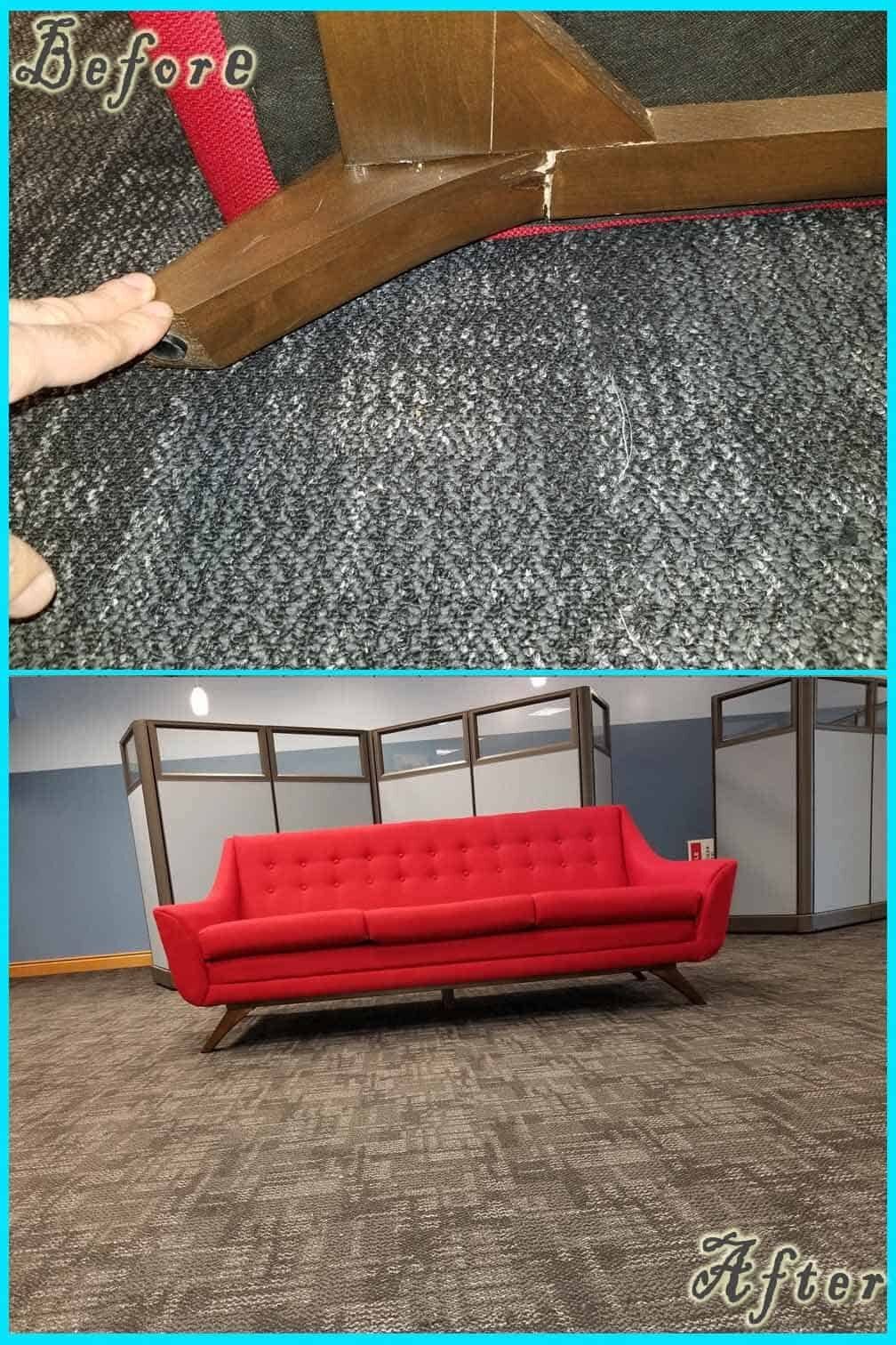 Structural Repair before and after — Best Furniture Services