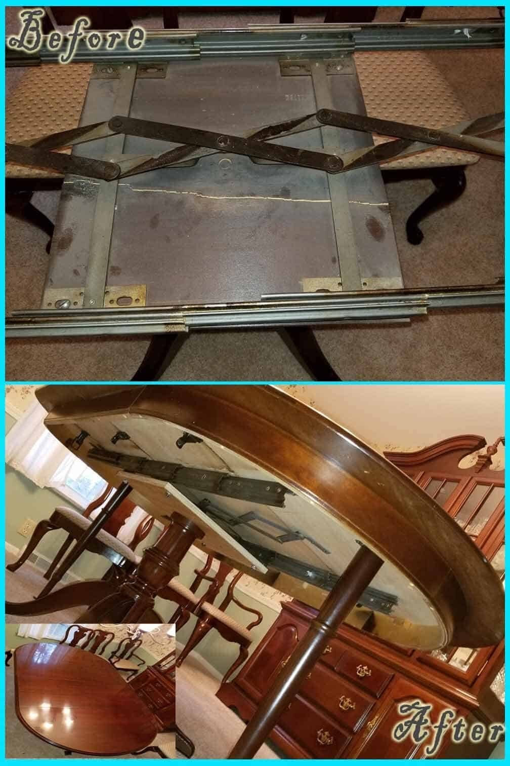 Structural Repair before and after — Best Furniture Services