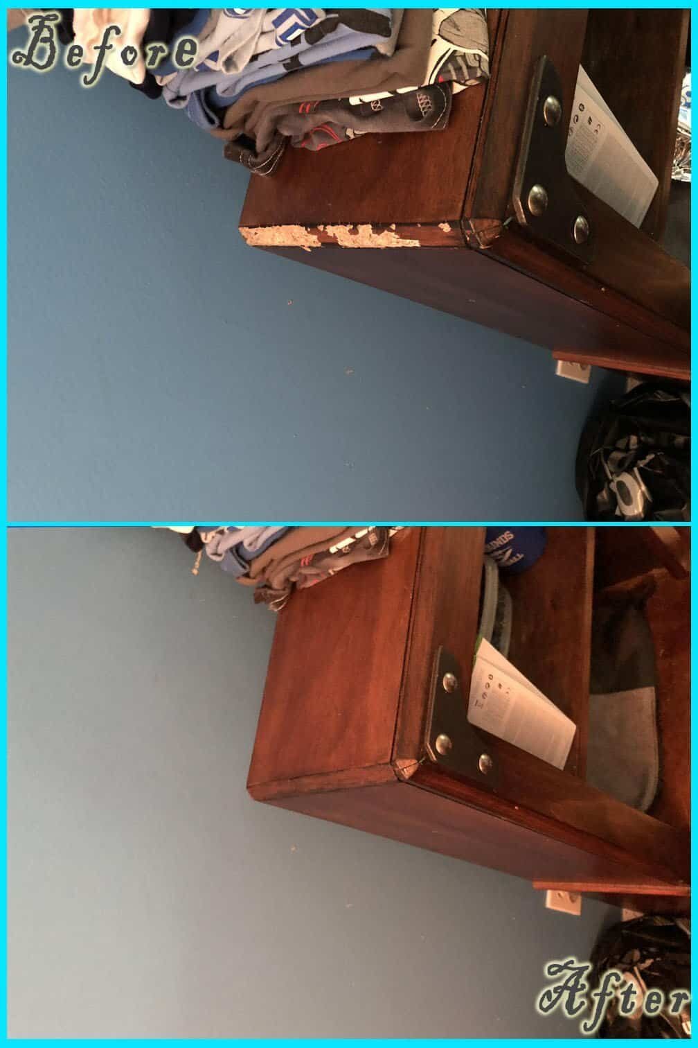 Wood Repair before and after — Best Furniture Services