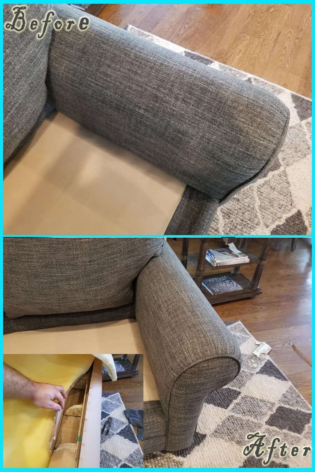 Structural Repair before and after — Best Furniture Services