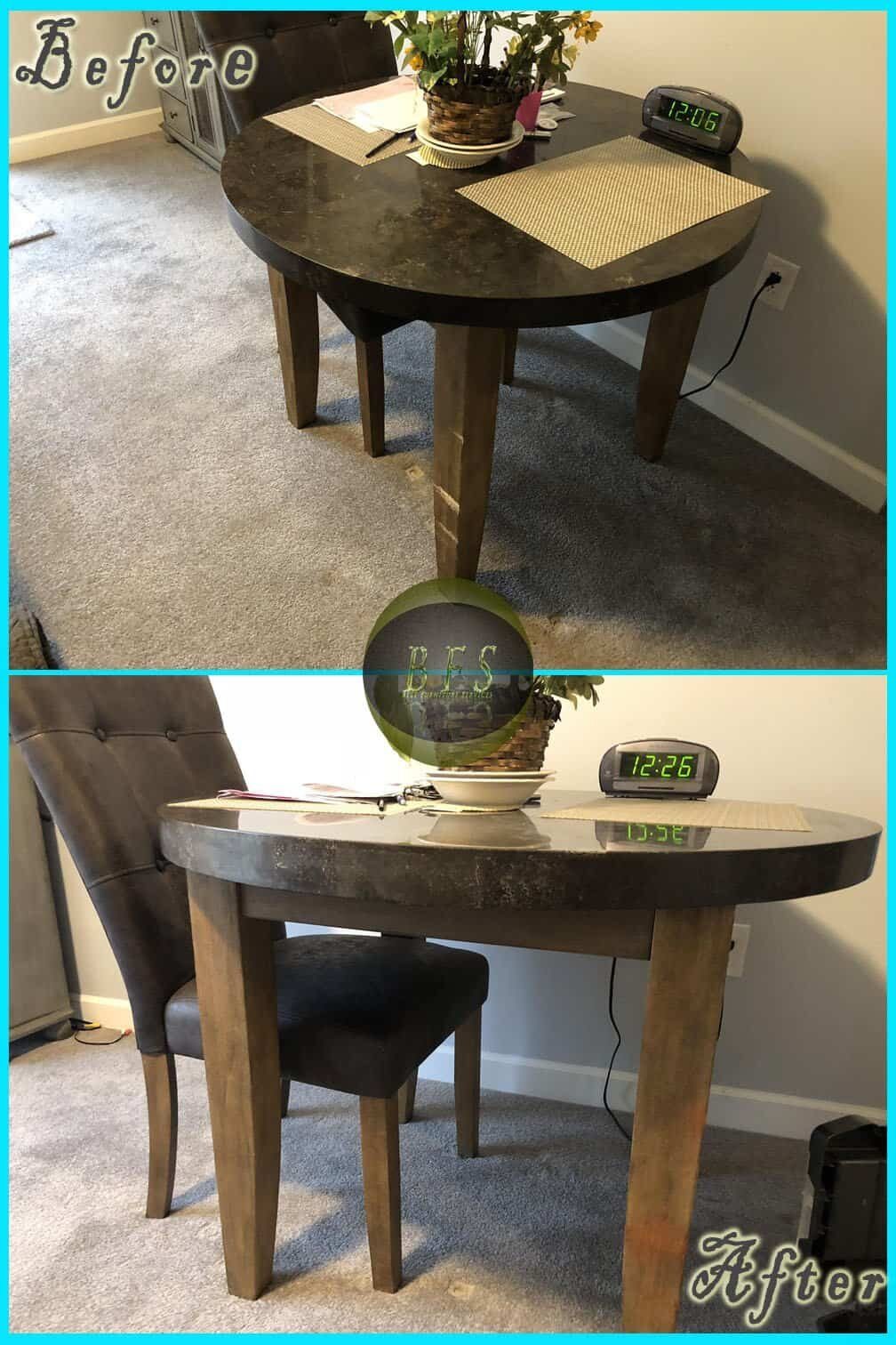 Wood Repair before and after — Best Furniture Services
