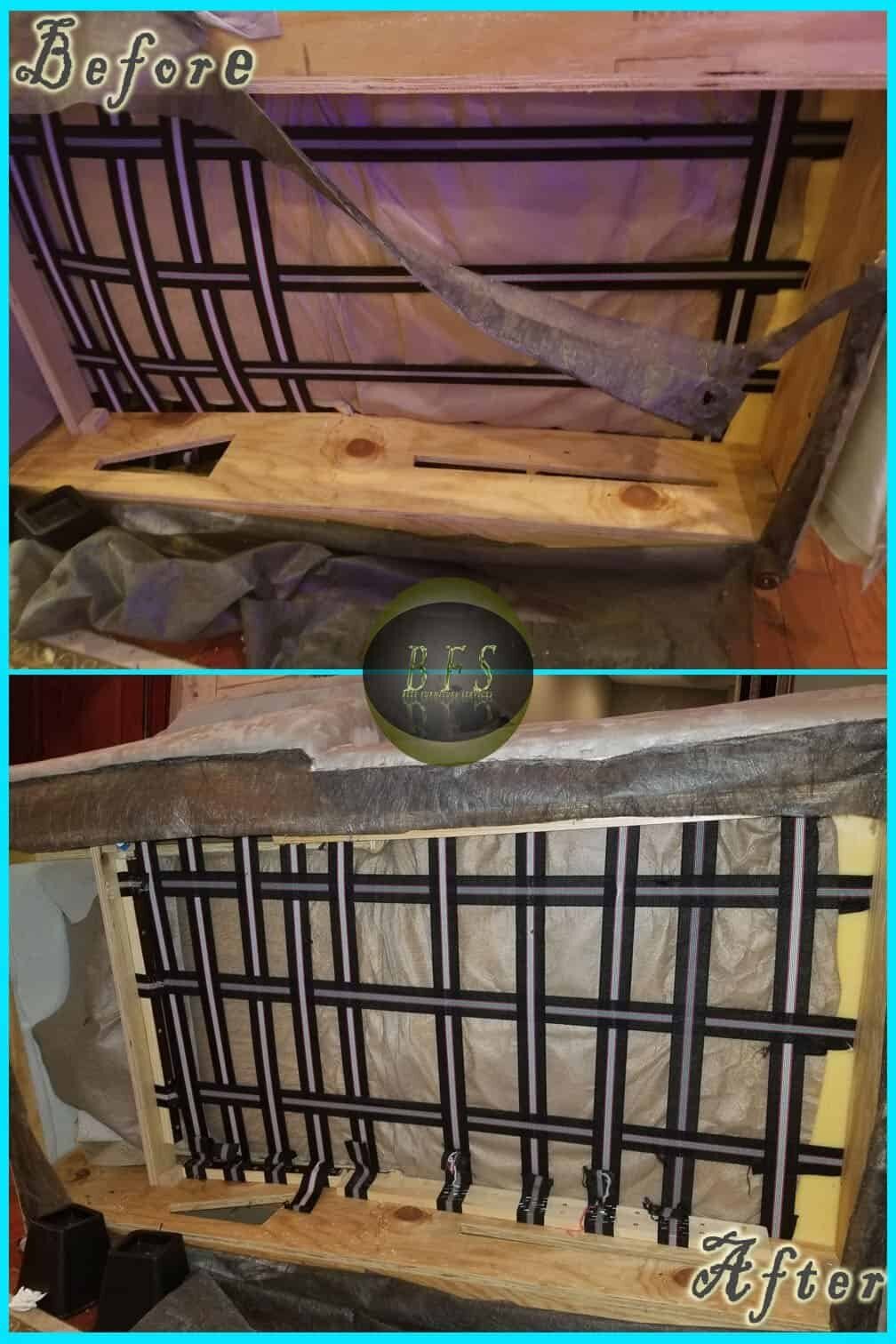 Structural Repair before and after — Best Furniture Services