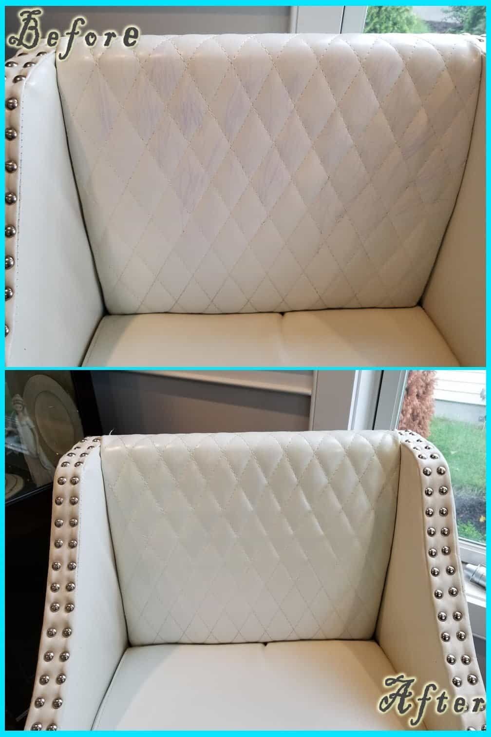 Leather Repair before and after — Best Furniture Services