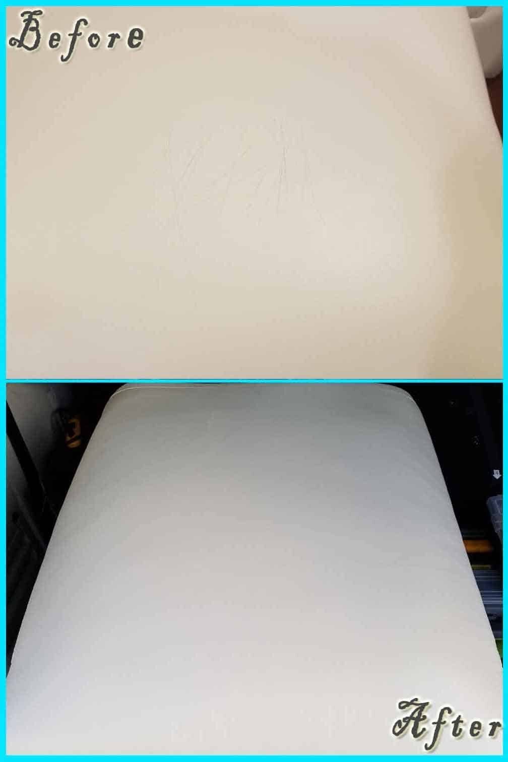 Leather Repair before and after — Best Furniture Services