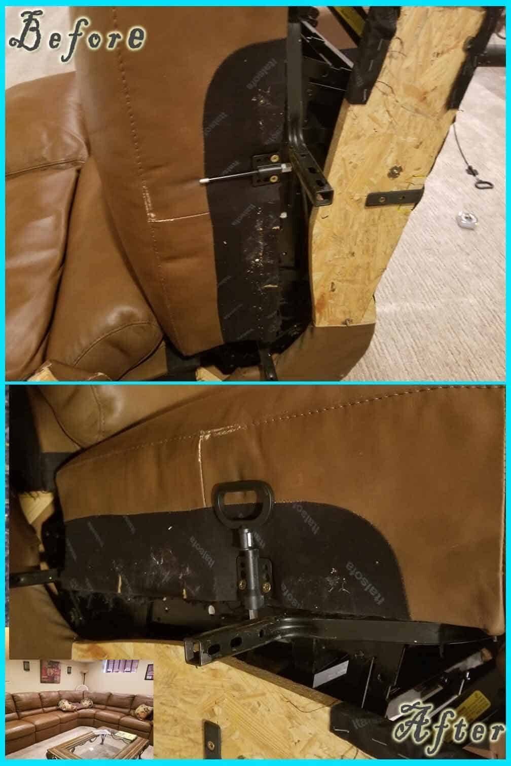 Structural Repair before and after — Best Furniture Services