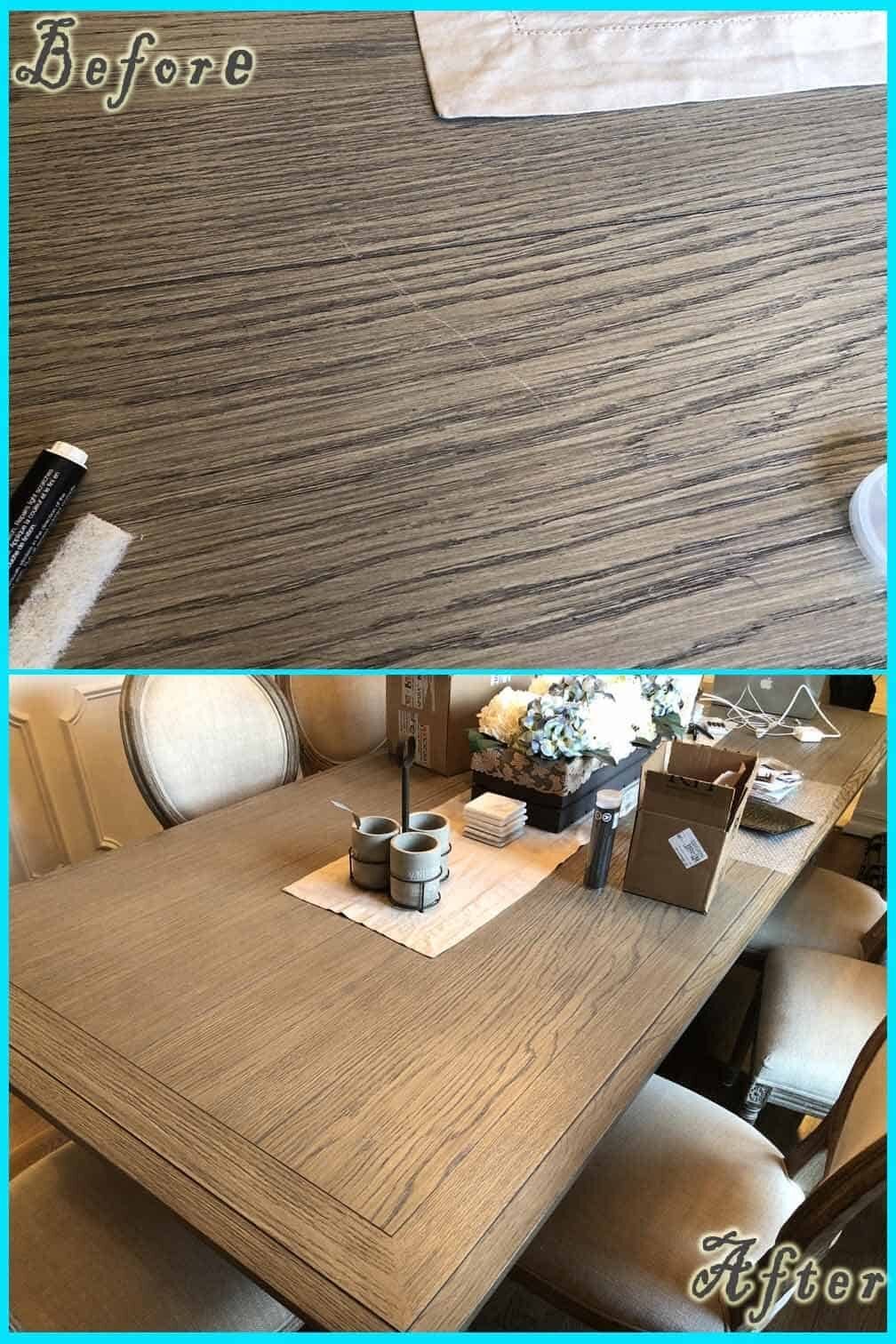 Wood Repair before and after — Best Furniture Services