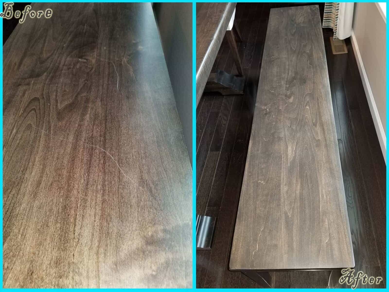 Wood Repair before and after — Best Furniture Services